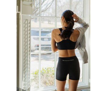 Recreational Habits Black Mini Biker Short